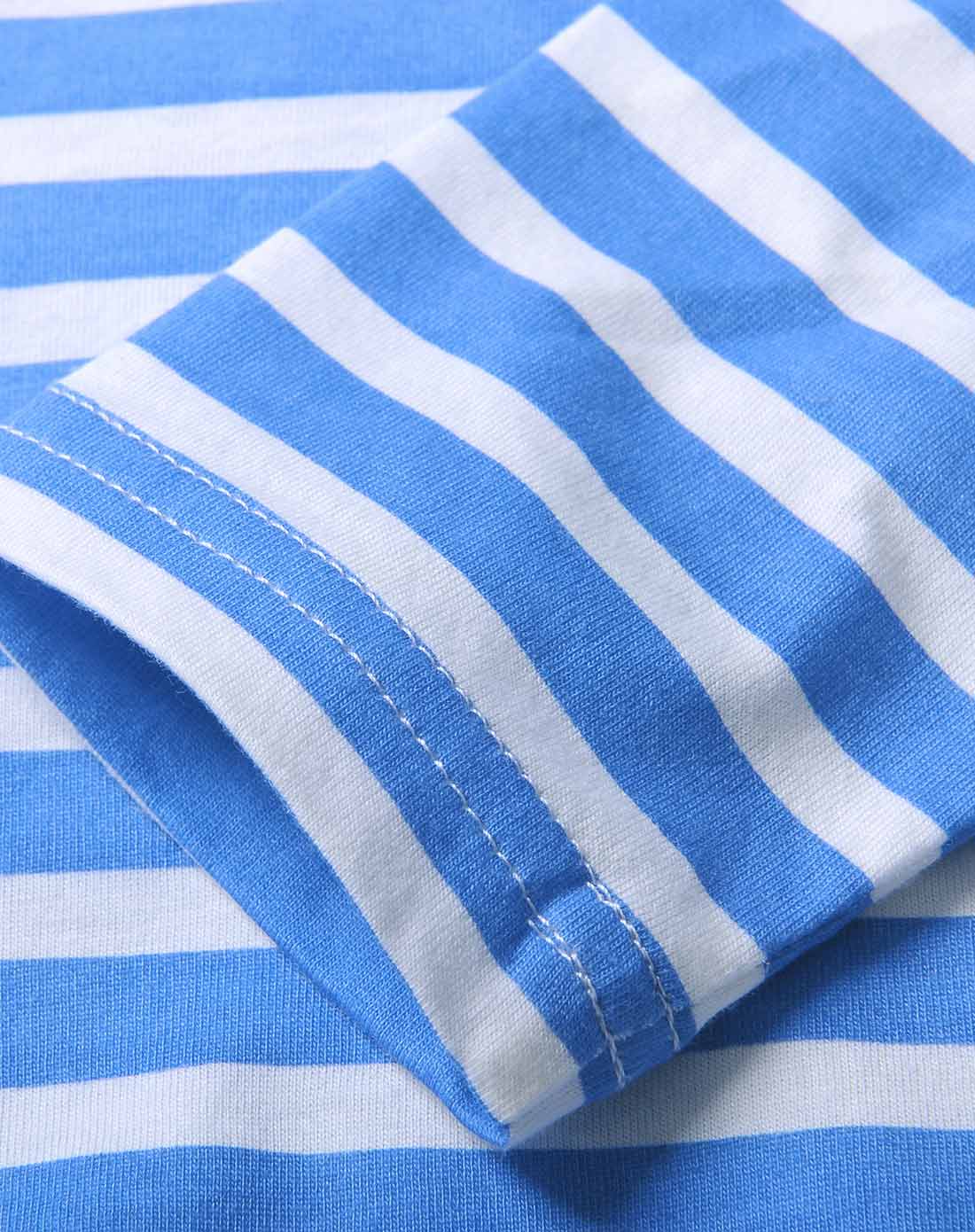 爱乐贝兜儿 男童蔚蓝白条纹t恤