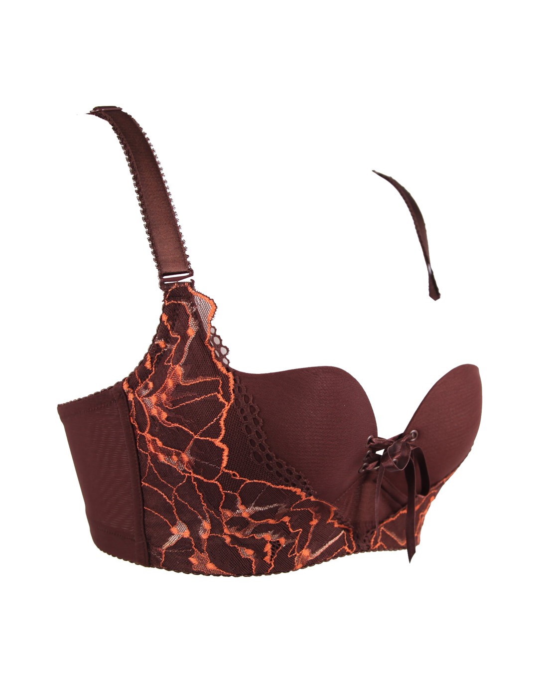 莎莲妮内衣专场女款咖啡色调整型中厚模杯文胸sk0211scf020_唯品会