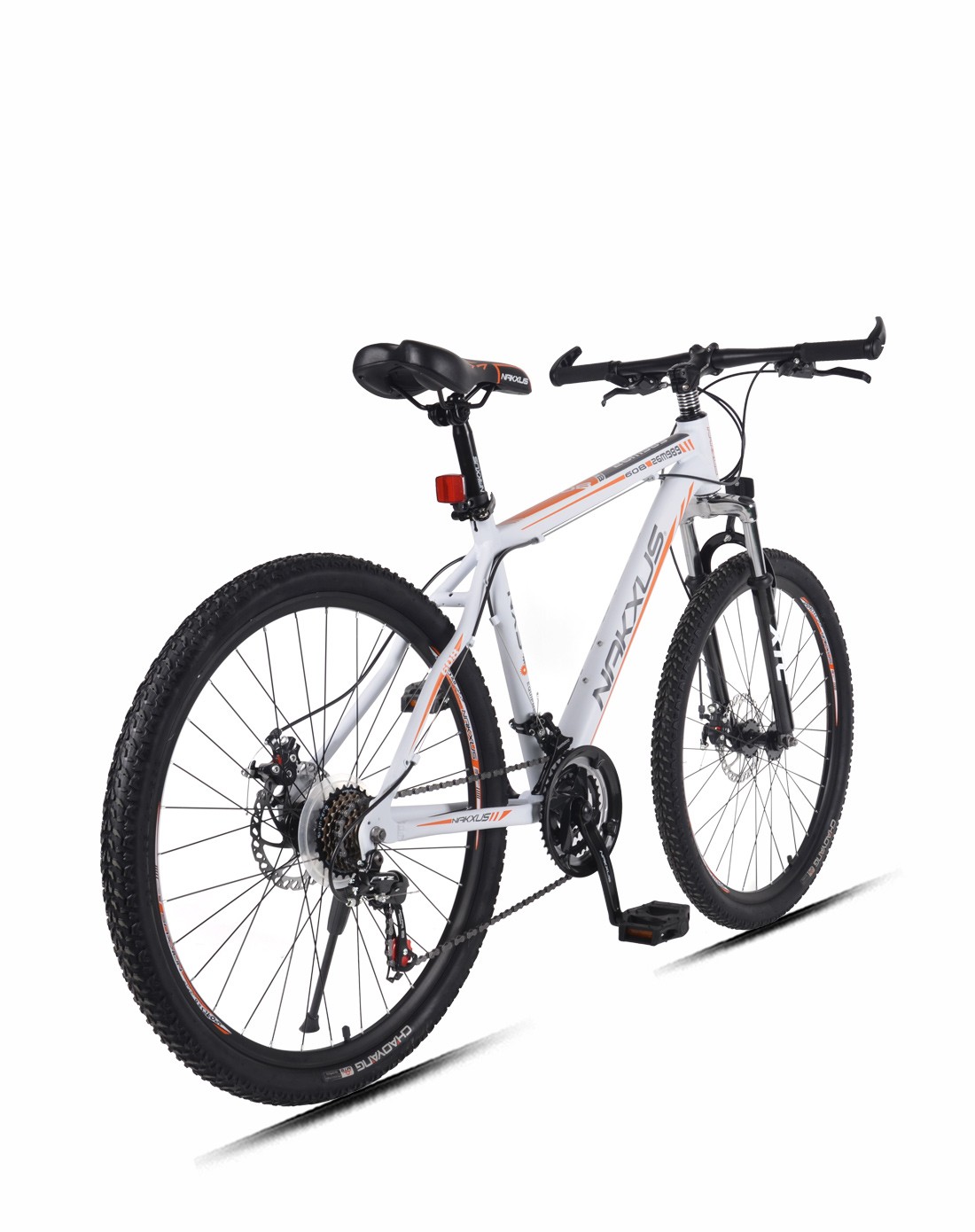 nakxus自行车专场26寸白橙色shimano ef51 21s变速热销铝合金山地车lq