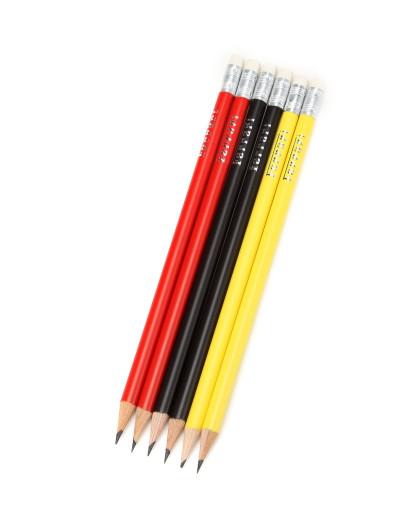中性红/多色6支盒装铅笔