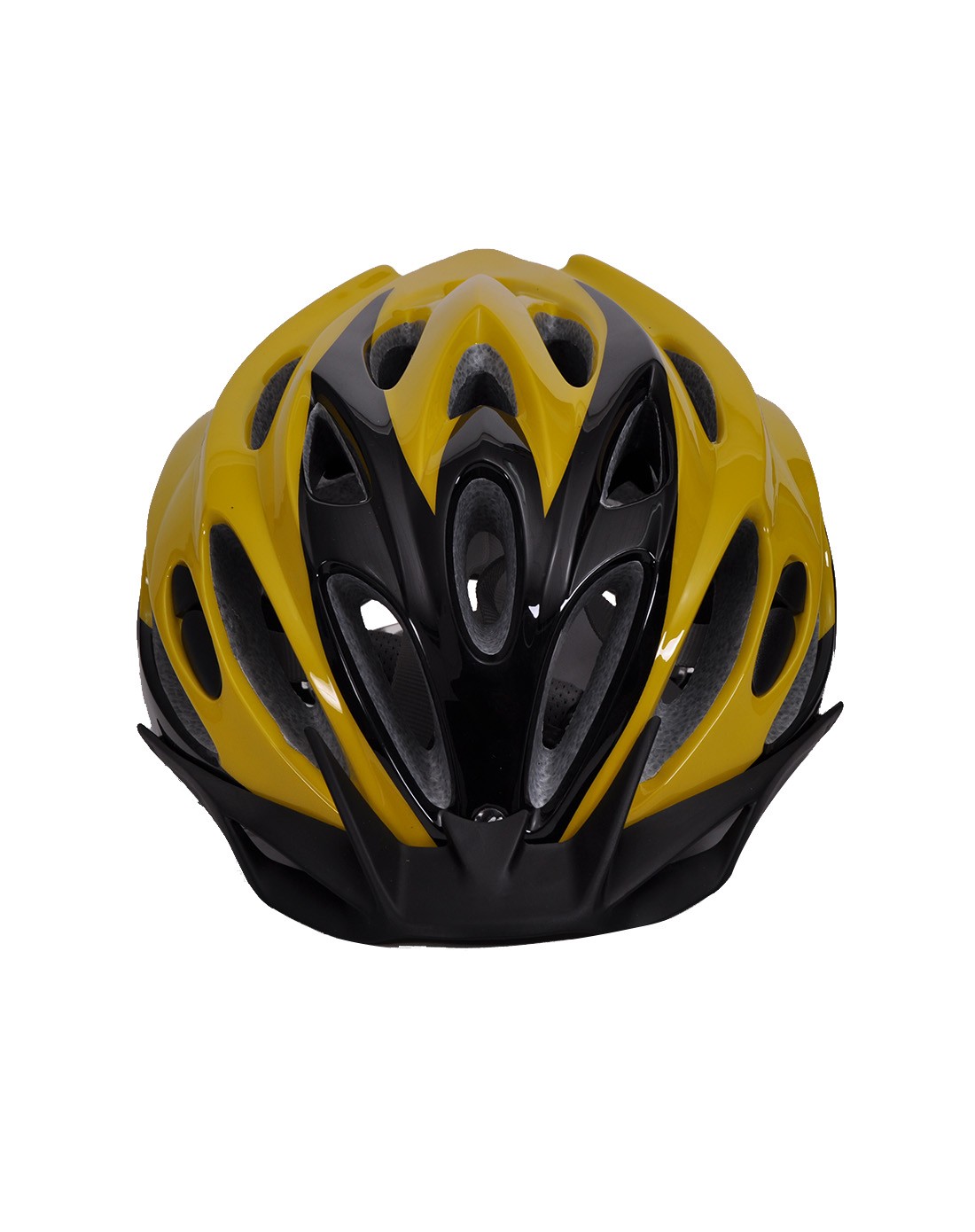 eps发泡 男女款黄黑骑行头盔 耐磨抗撞