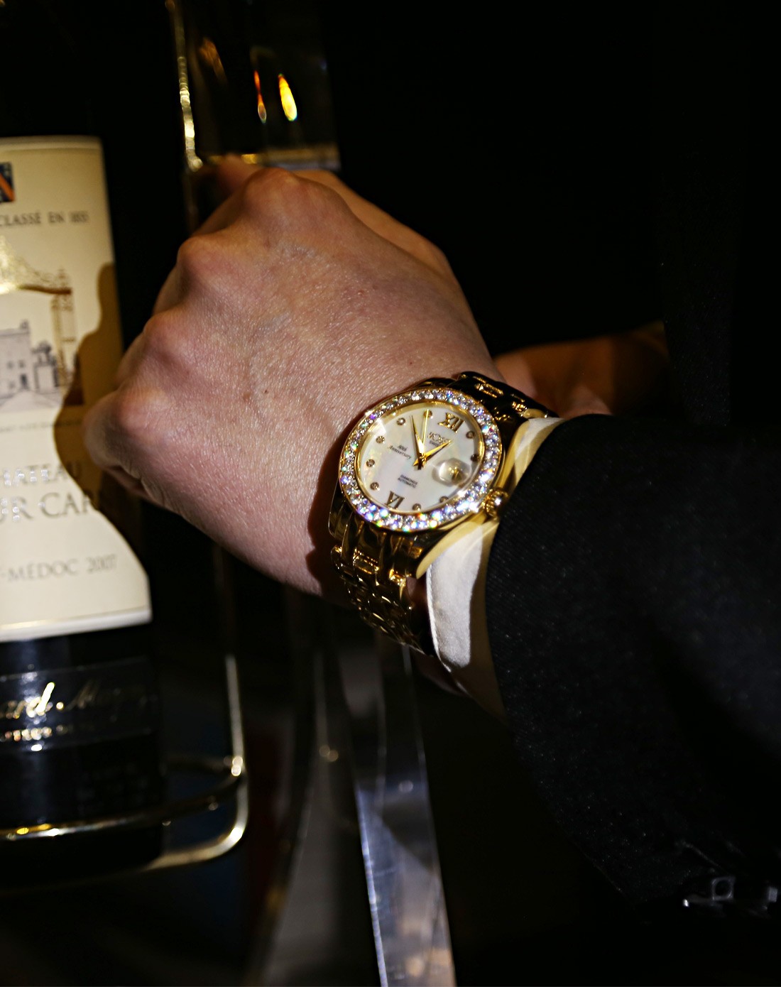 hoga皇爵限量机械真钻男表