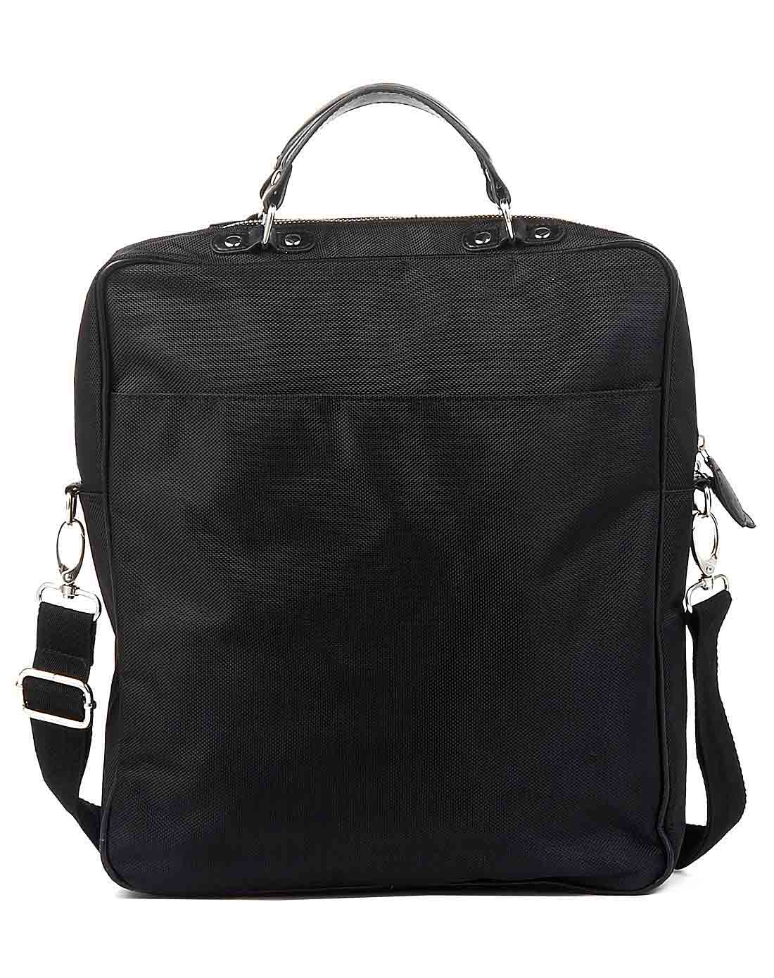 黑色经典简约单肩包