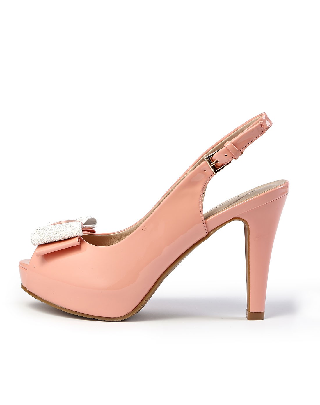 戈美其gemeiq女鞋专场 > gemeiq戈美其粉色高跟鱼嘴细跟凉鞋