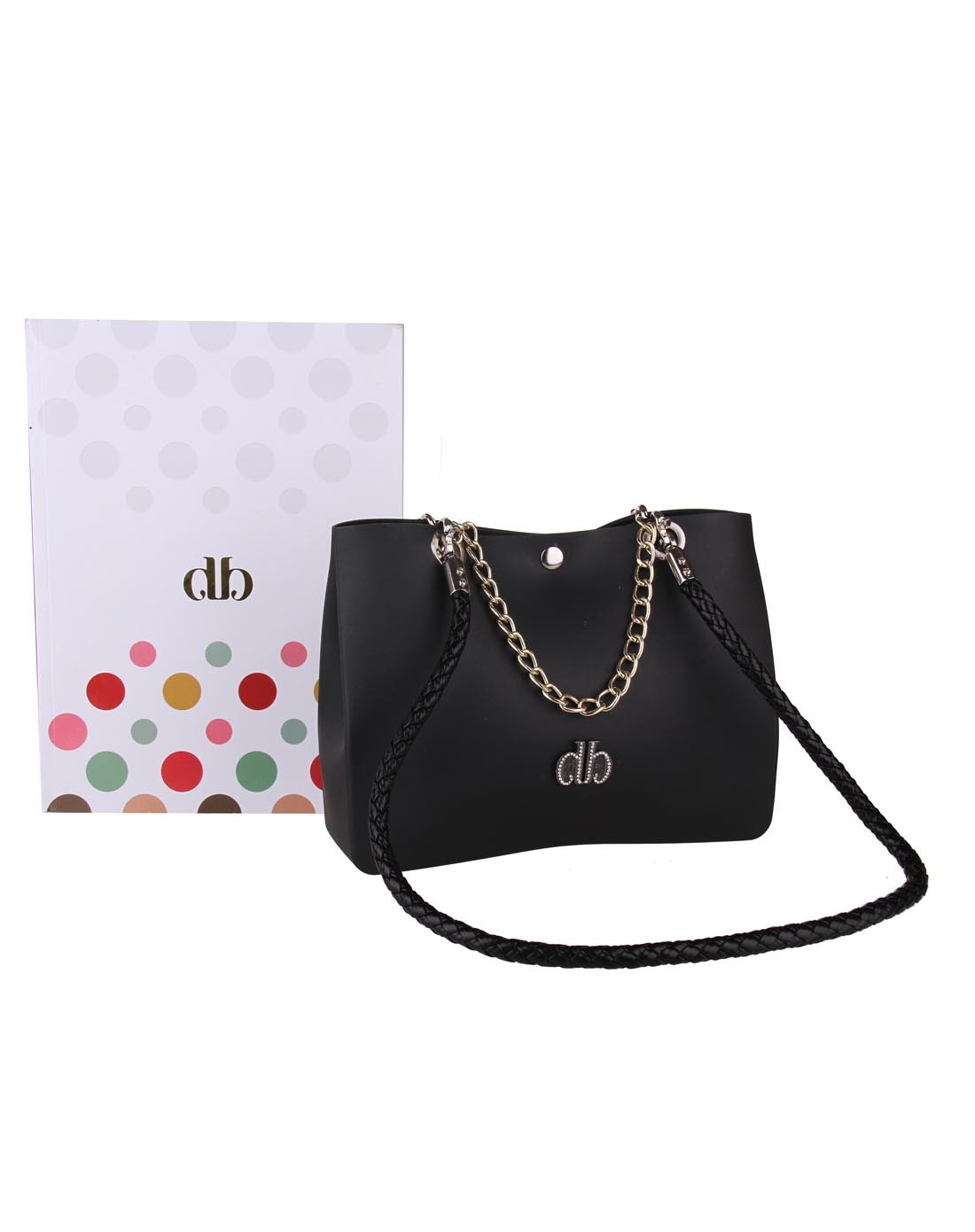 euro db小号黑色金链环保树脂单肩女包2007rl-b4-bk_唯品会