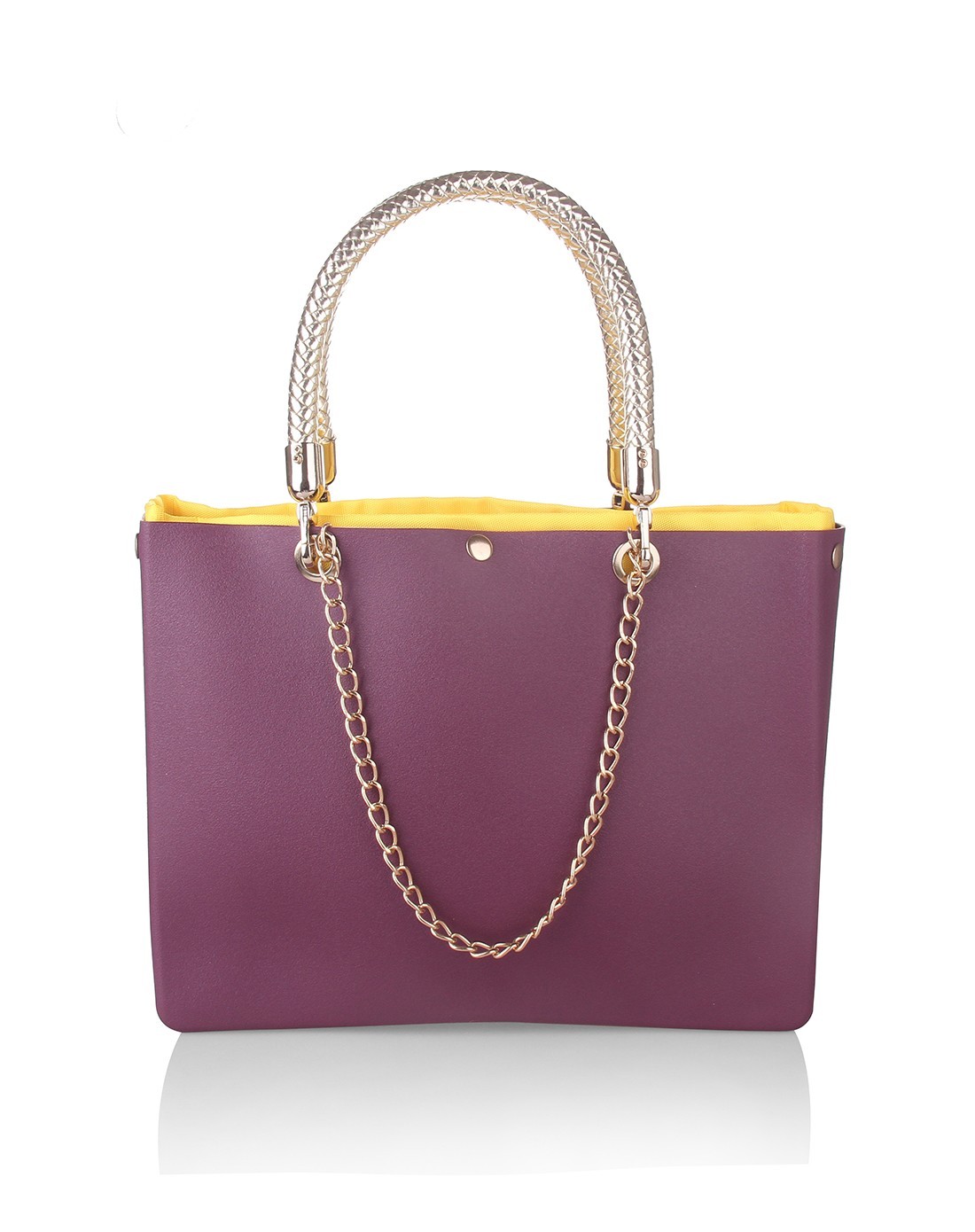 euro db中号紫红色金链环保树脂手提女包53001rl-b3-pl_唯品会