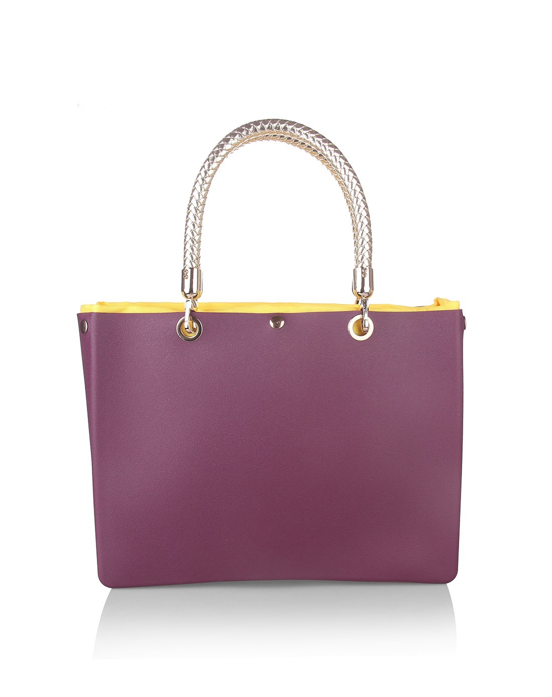 euro db中号紫红色金链环保树脂手提女包53001rl-b3-pl_唯品会