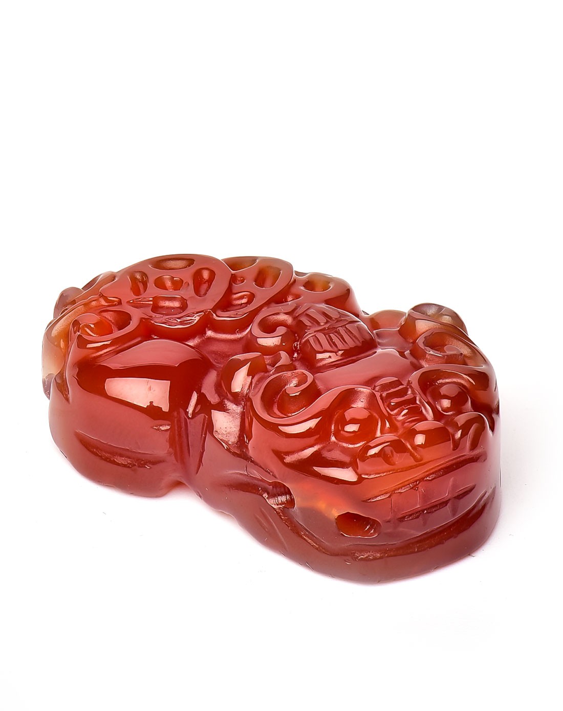 旺财红玛瑙貔貅吊坠