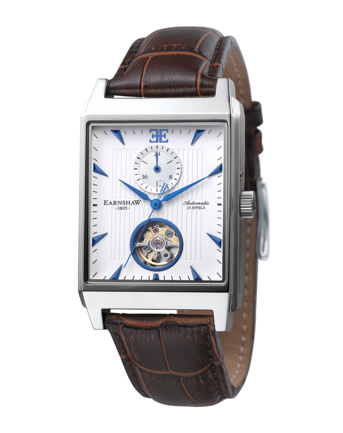 thomas earnshaw 天机系列方盘镂空机械男表