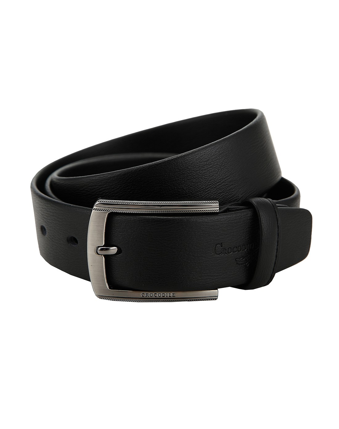 鳄鱼恤crocodile男女包男款黑色针扣皮带13311021-01_唯品会
