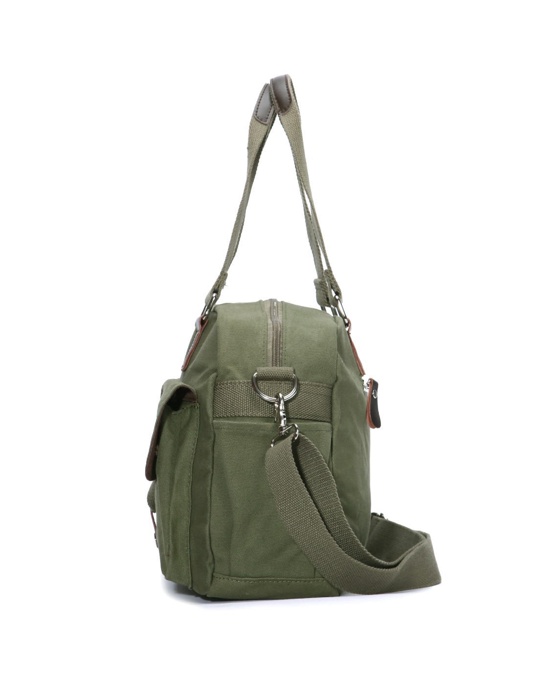 男款军绿色大容量时尚男士挎包