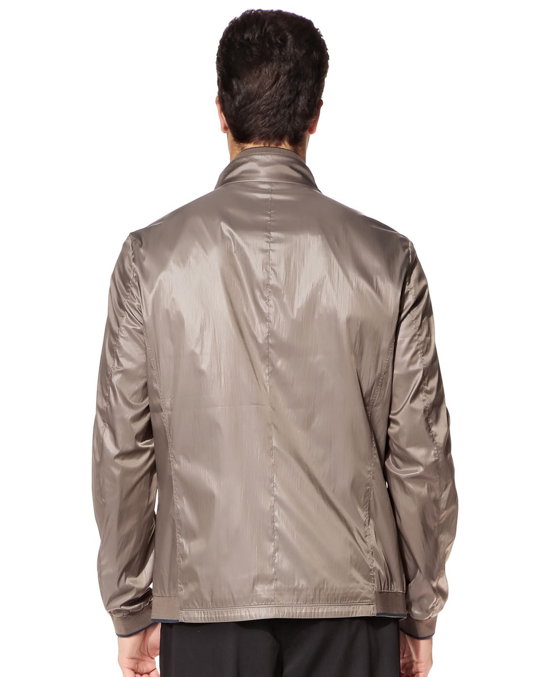 费雷迪吉奥瓦尼freddi giouanni灰卡其色帅气时尚长袖茄克f3131804d04