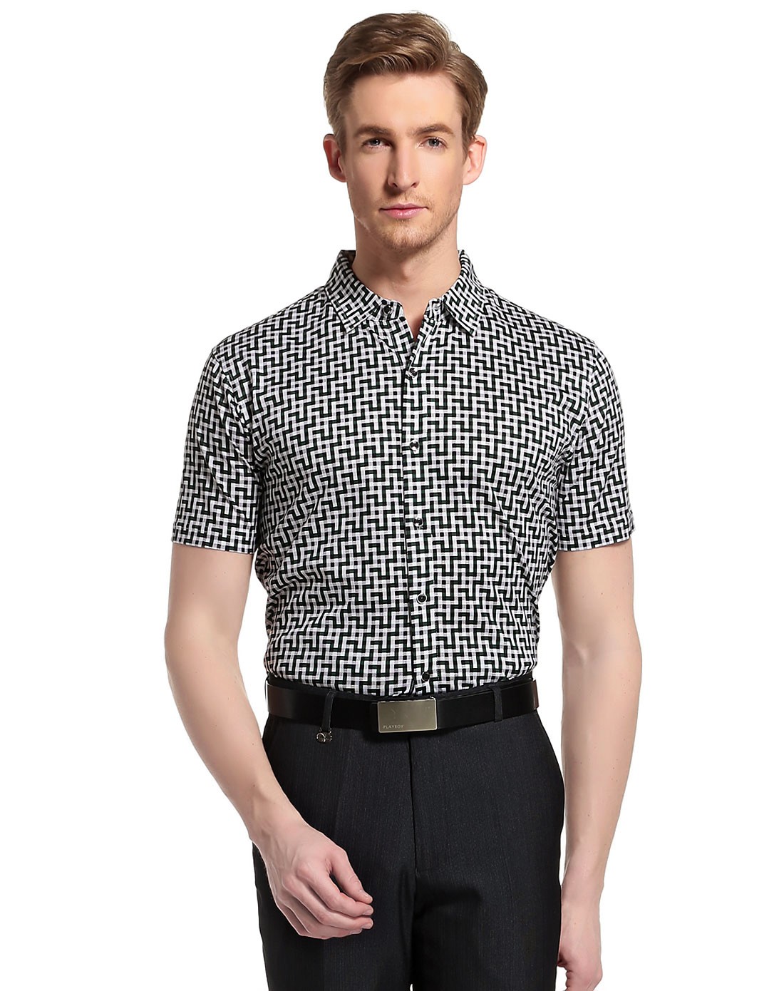 啄木鸟tucano黑绿/白色韩版风开襟短袖t恤ks352101-04_唯品会