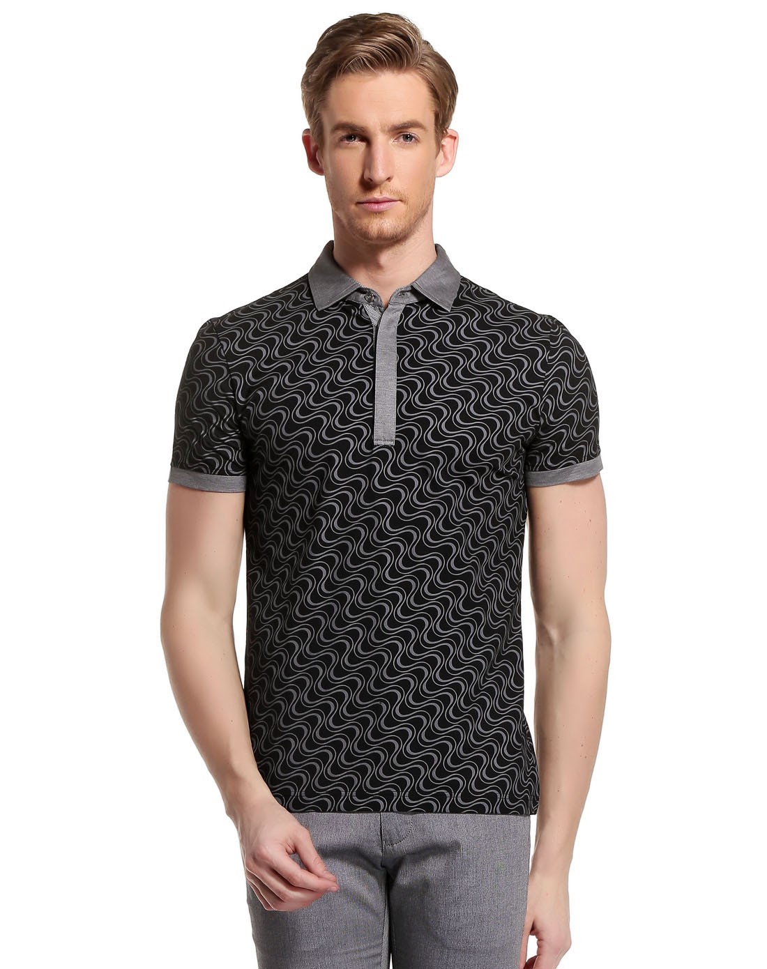 啄木鸟tucano黑色经典成熟短袖t恤tx260104-06_唯品会