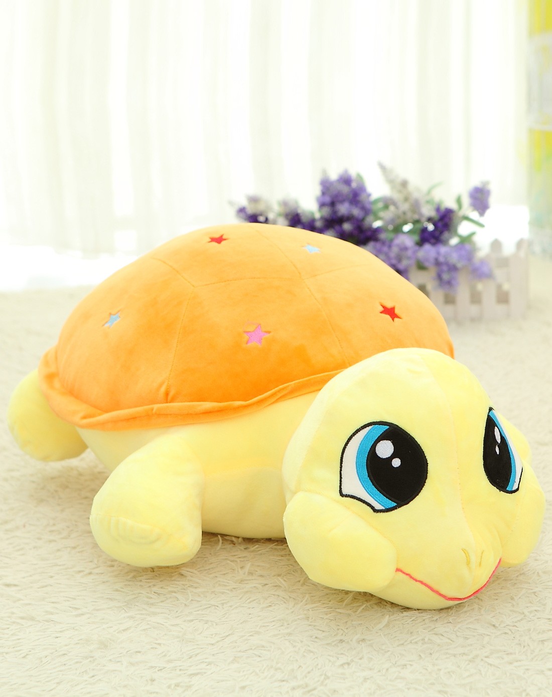 迷彤屋mitongwu玩具专场直发货大眼乌龟公仔-黄色mtw20037904_唯品会