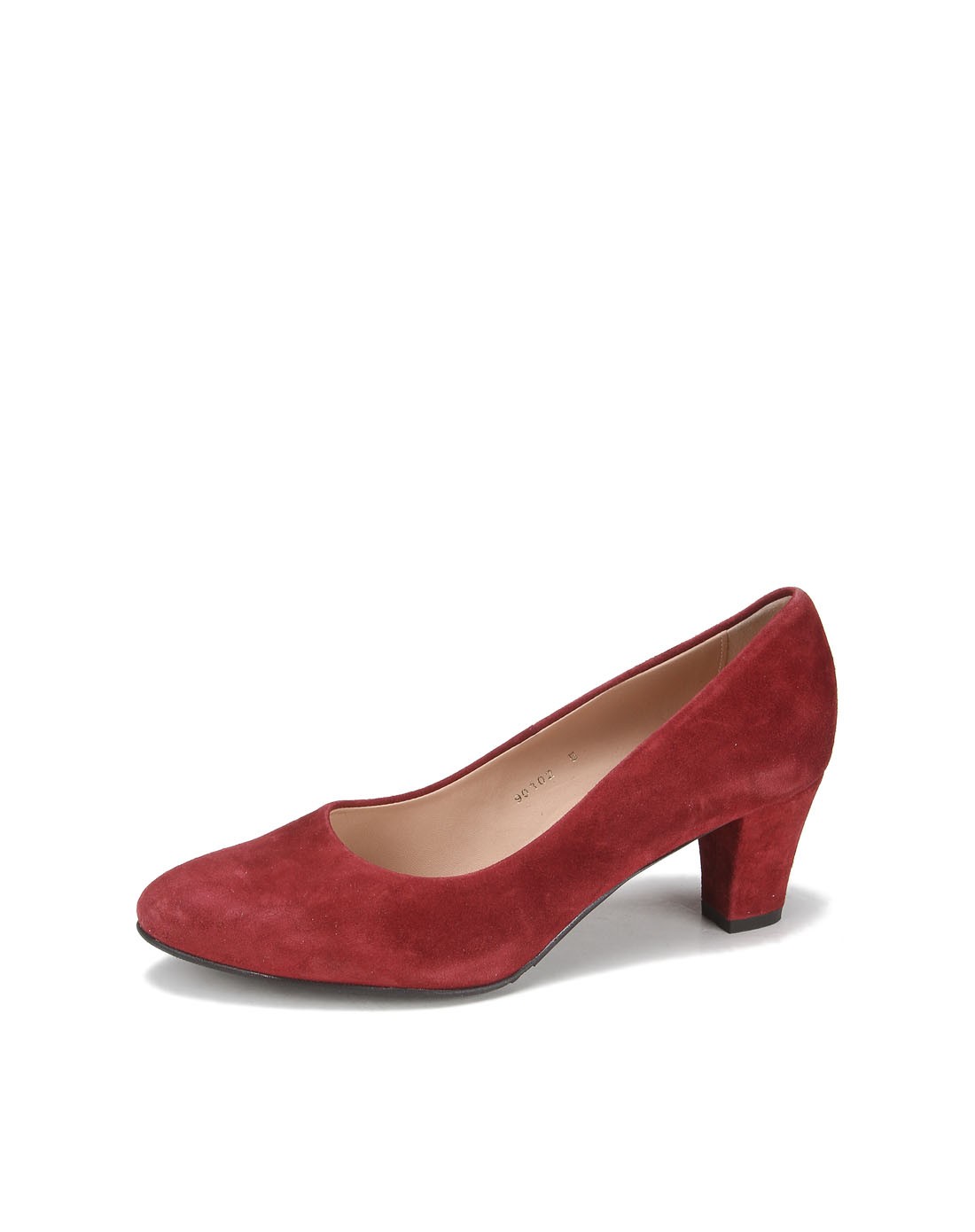 波兰羊皮革波尔多红女鞋