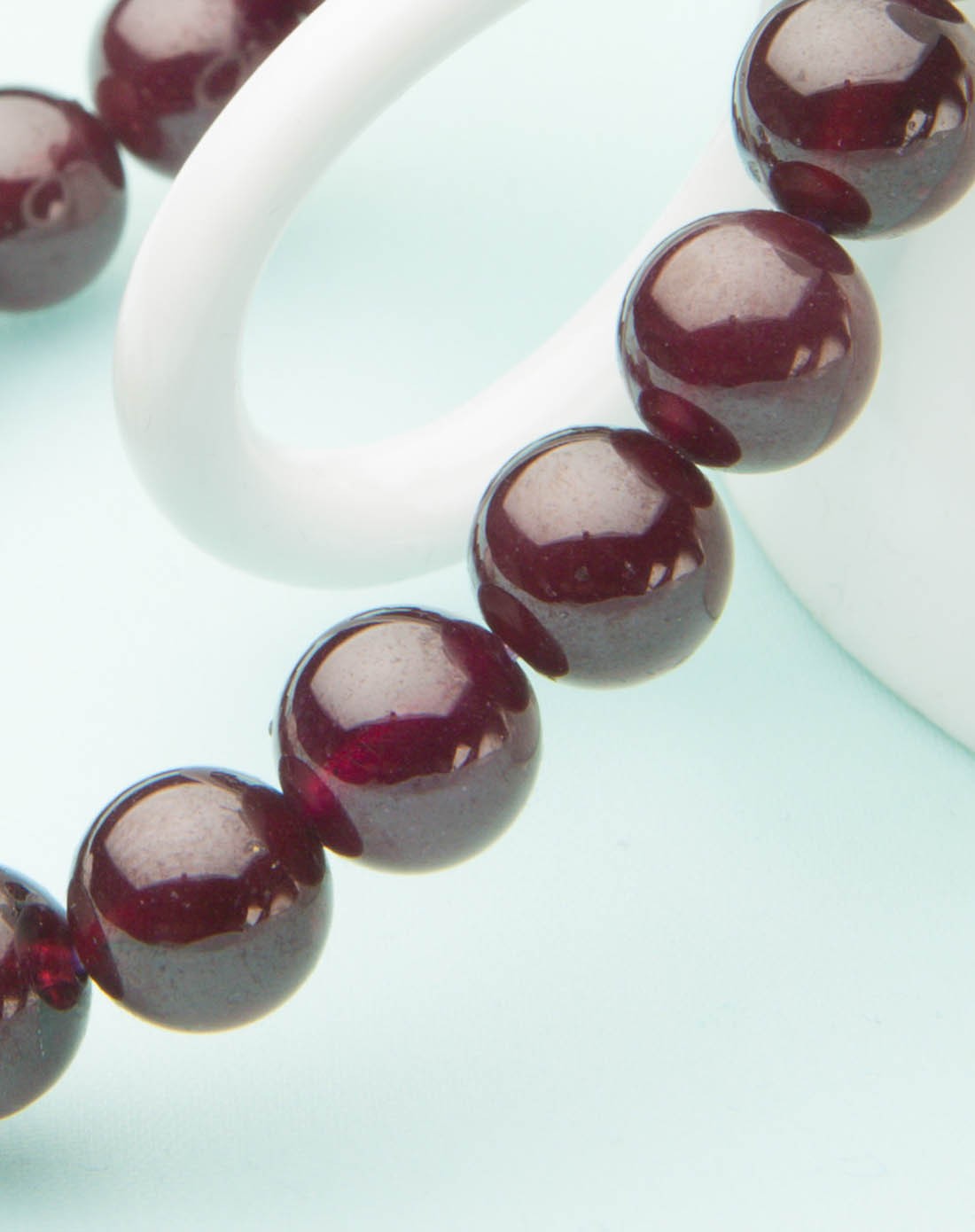 星光石榴石手链9mm