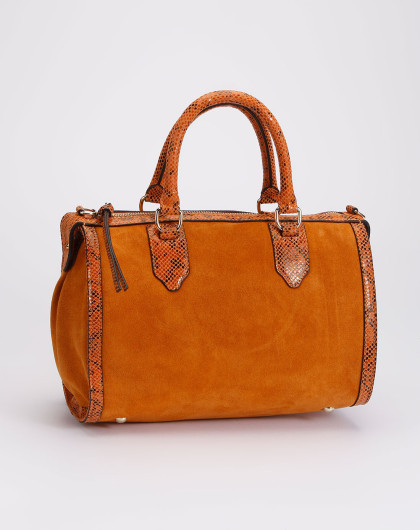 高级定制 女款橙色时尚休闲手提包