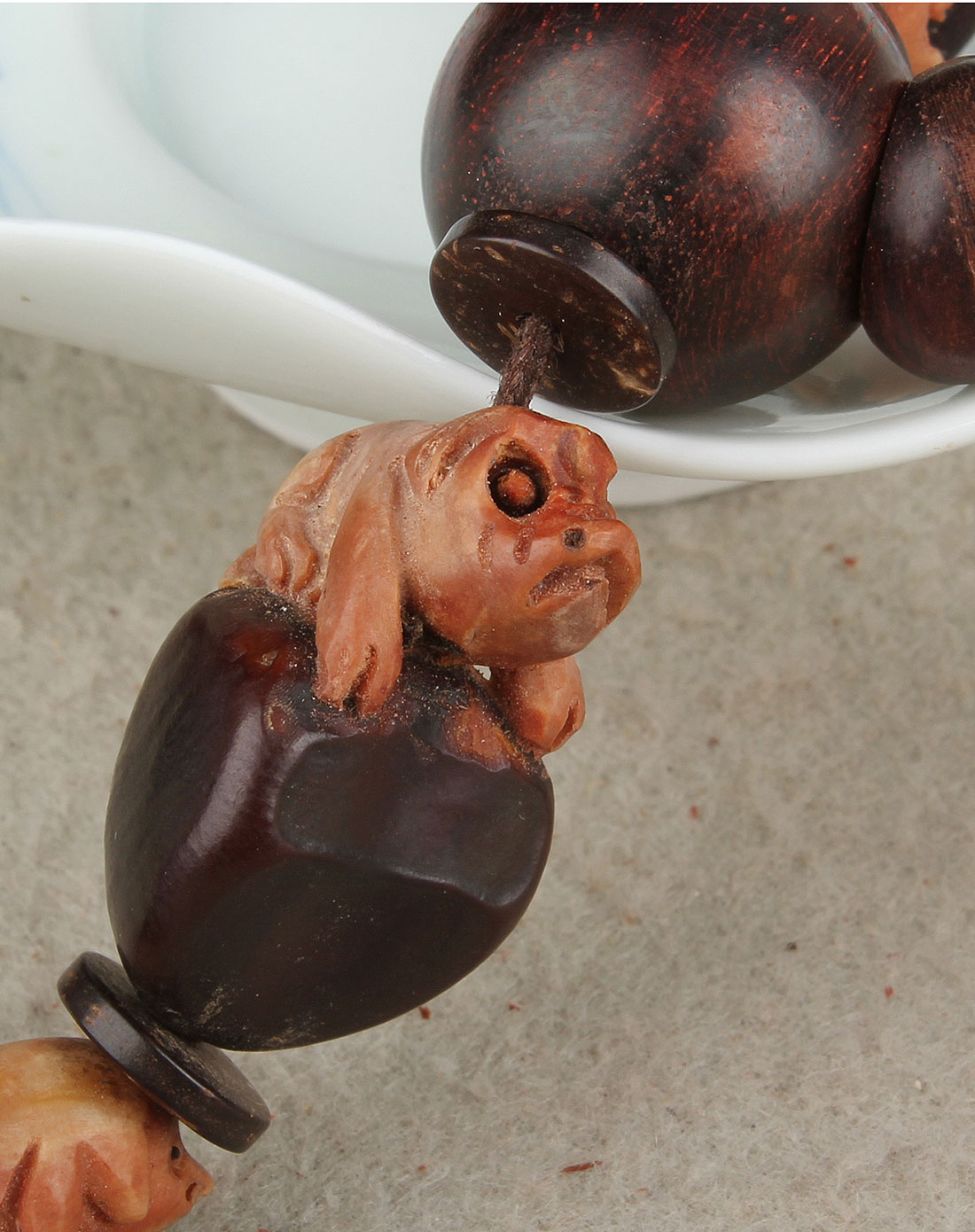 天然缅茄菩提子十二生肖提珠车饰