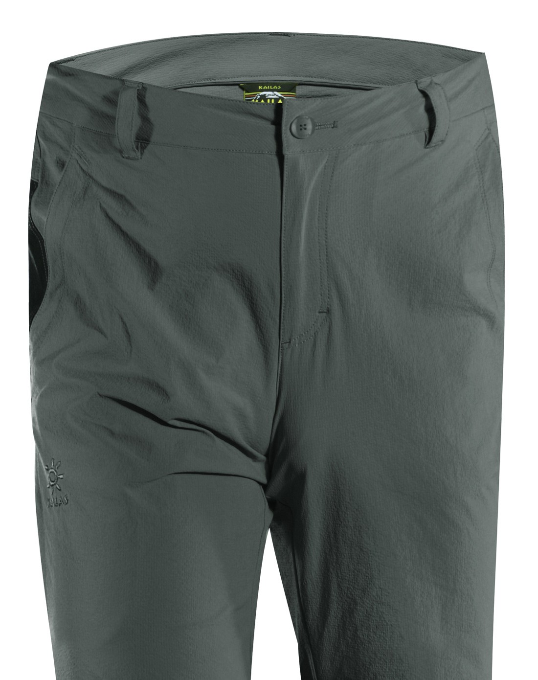 舒适透气 男款灰湖绿/黑色快干裤