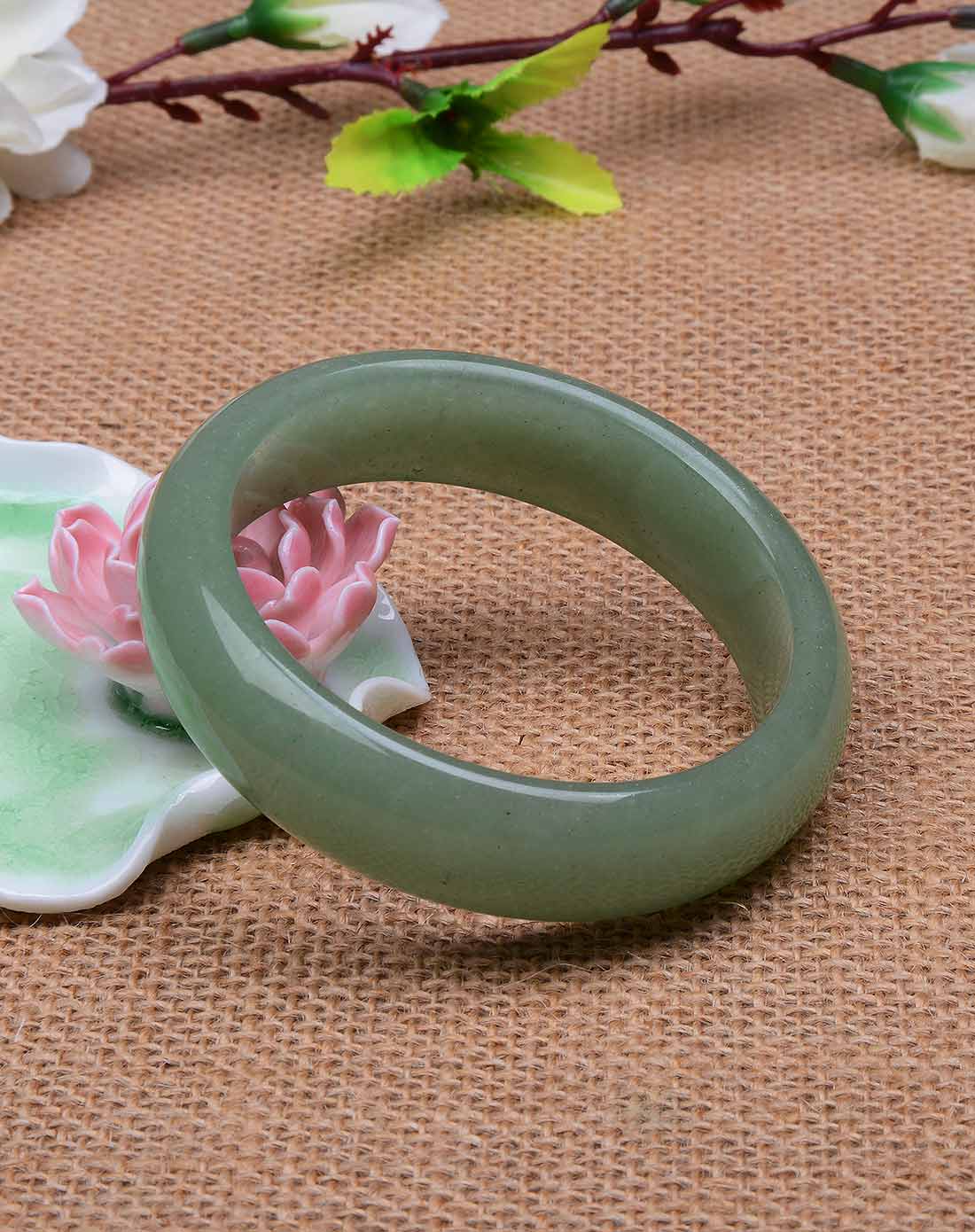 开运东陵石手镯(附证书)