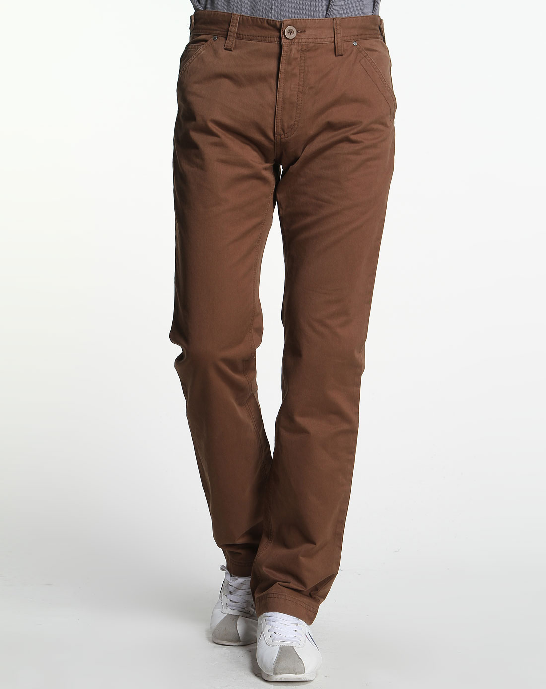 固特异goodyear户外休闲专场-啡色休闲长裤