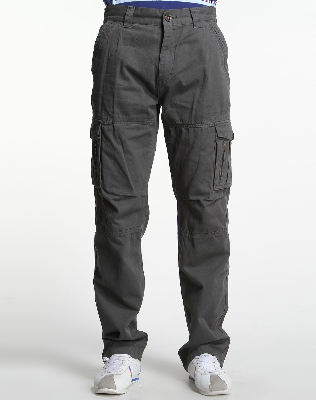 固特异goodyear户外休闲专场-灰绿色休闲长裤