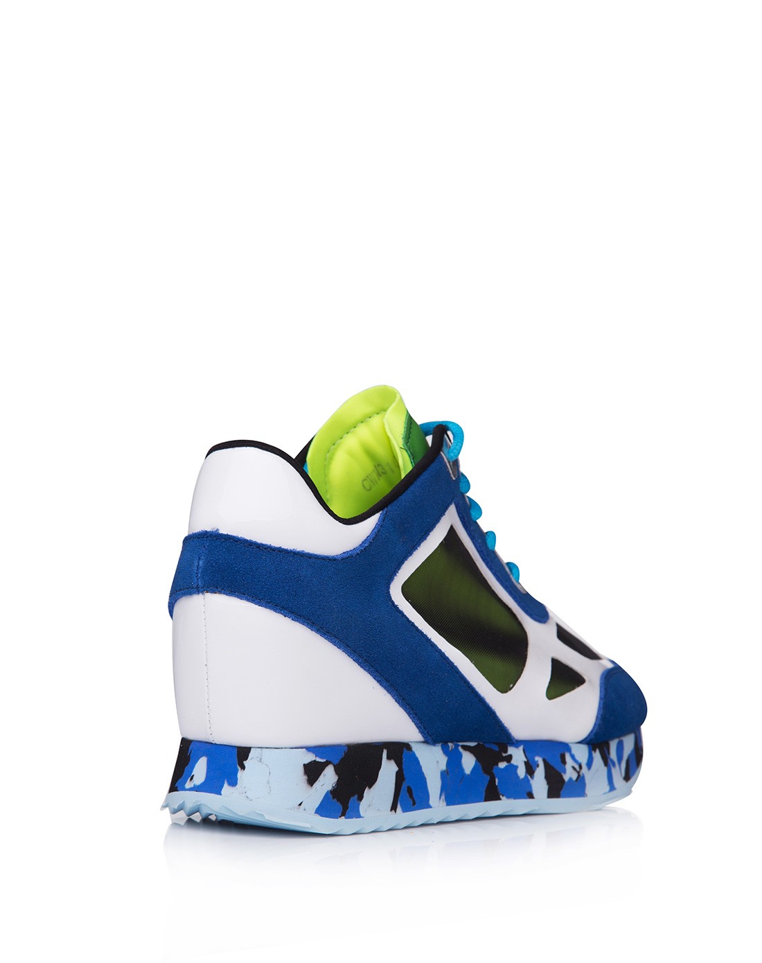 必和必Ⅱ2015新款蓝色牛猄弹力布绑带运动网鞋2015cwm310111_唯品会