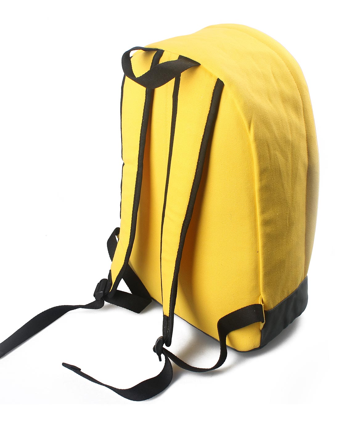 帆布笑脸黄色背包