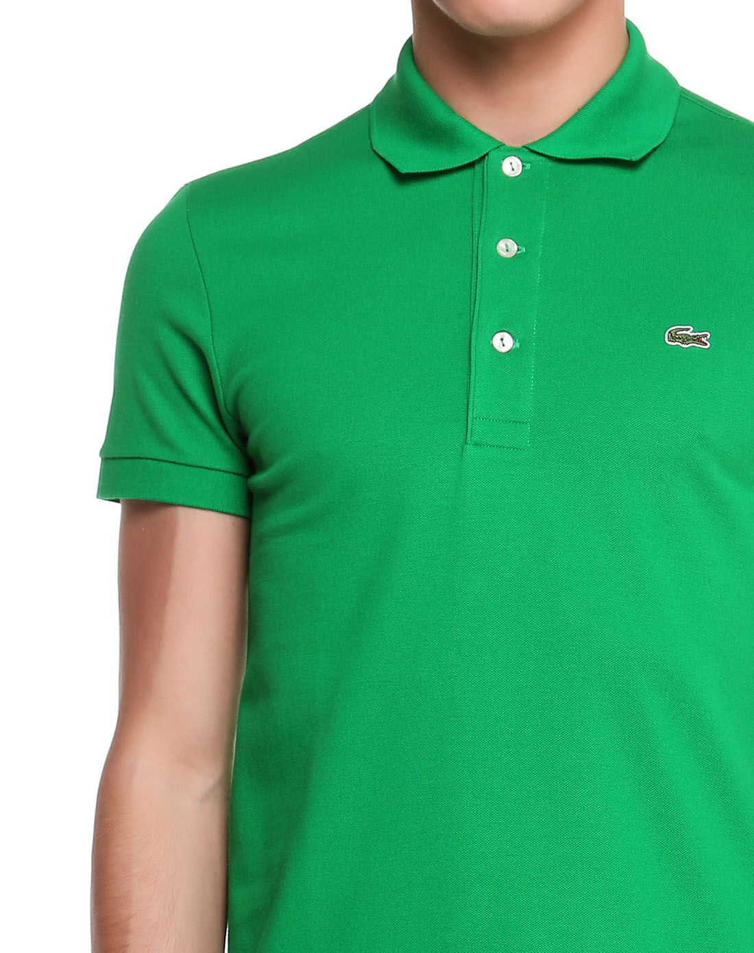 鳄鱼绿色时尚百搭短袖polo衫ph7937cab_唯品会