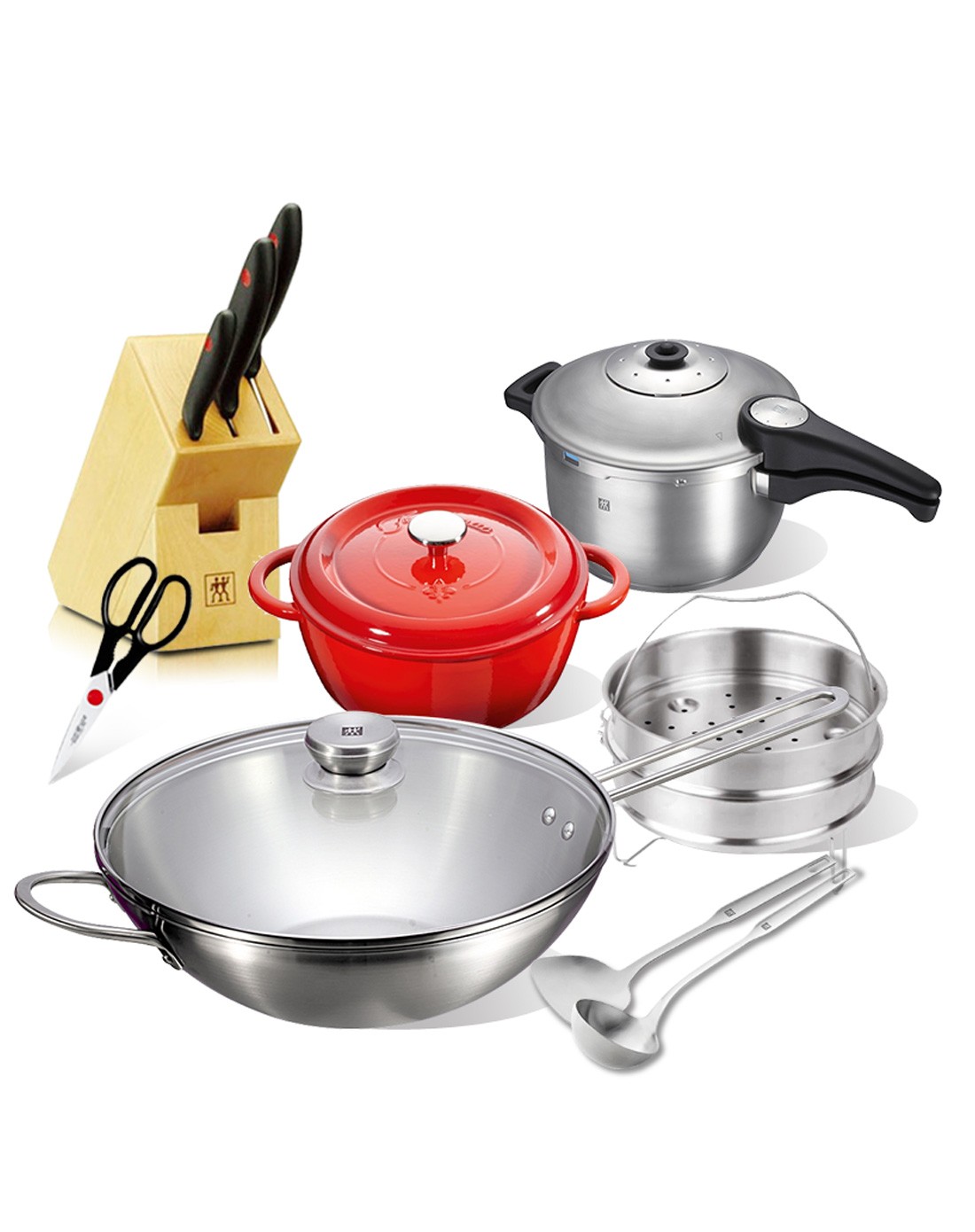 德国双立人zwilling厨具专场双立人twin airtechiii 压力锅至尊豪华装