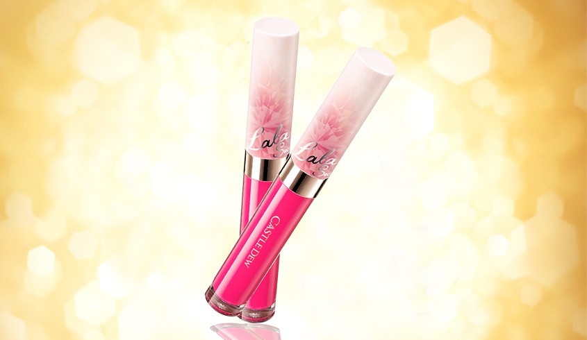 超强反光油 水晶光彩唇彩3#淡紫色3.