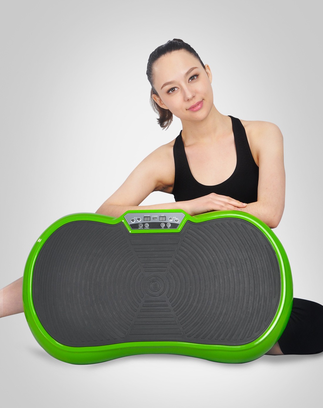 crystal运动器械专场女款绿色抖抖甩脂机 甩脂减肥sj1200_唯品会