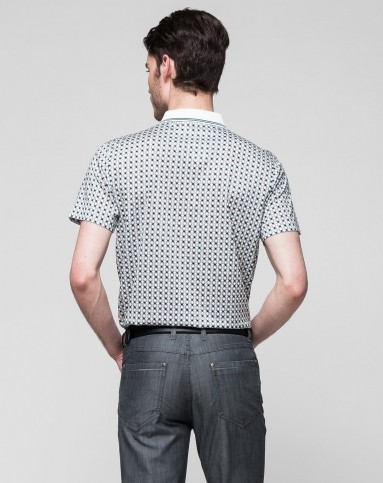 太子龙tedelon绿/多色时尚商务丝光棉短袖t恤yaxaw007300_唯品会