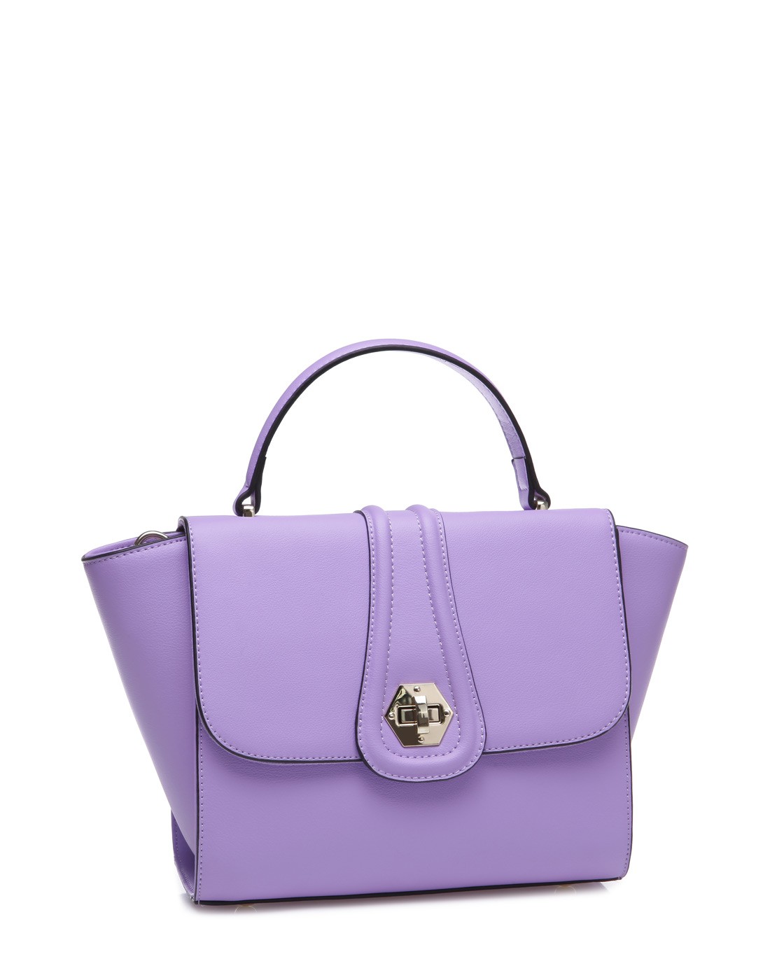 香芋紫色牛皮日韩经典时尚女包