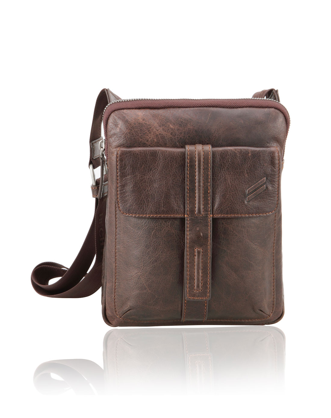 男款啡色男装背提包