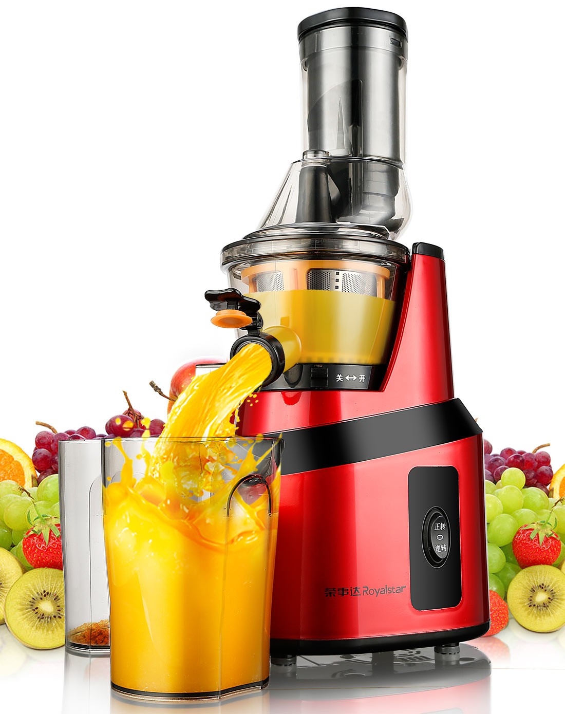 > 荣事达大口径整果榨原汁机