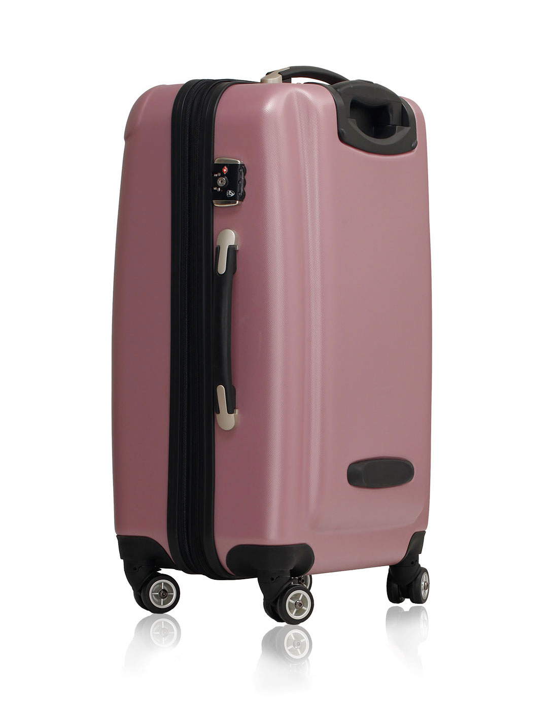 中性款粉红色19寸abs pc旅行箱
