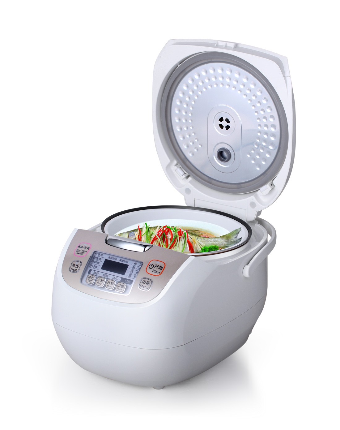 > 富士宝智能电脑型4l三维立体加热钛金厚釜电饭煲