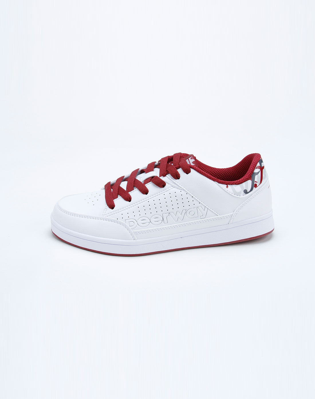 德尔惠deerway男装专场-白色休闲板鞋