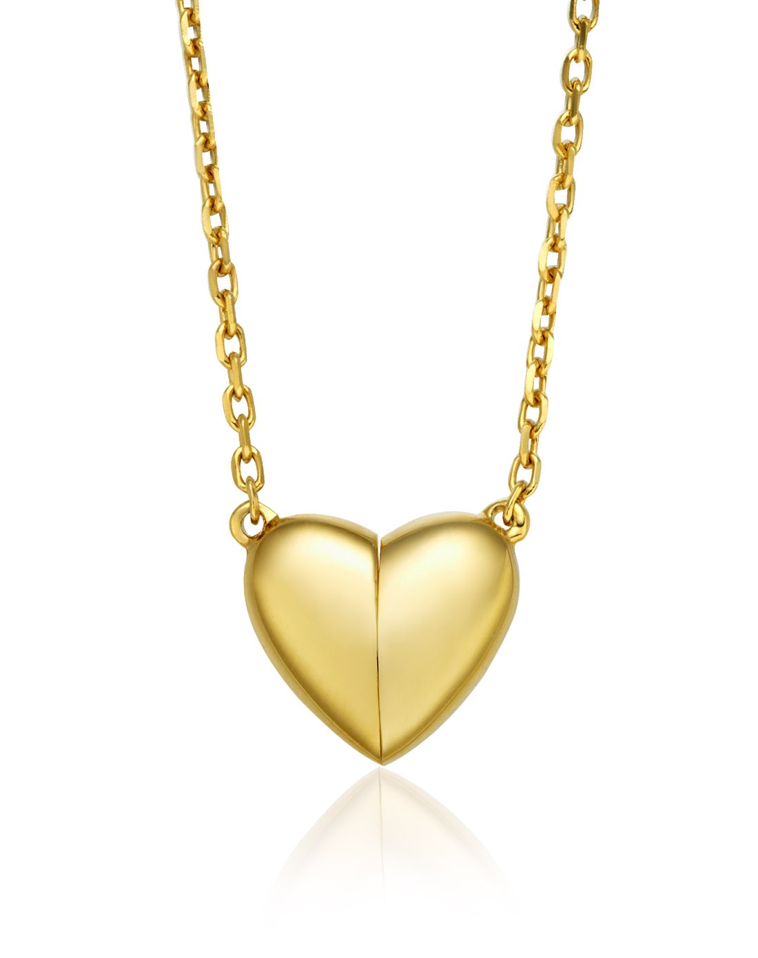 925银电镀黄金&千回百转只为你心动链坠