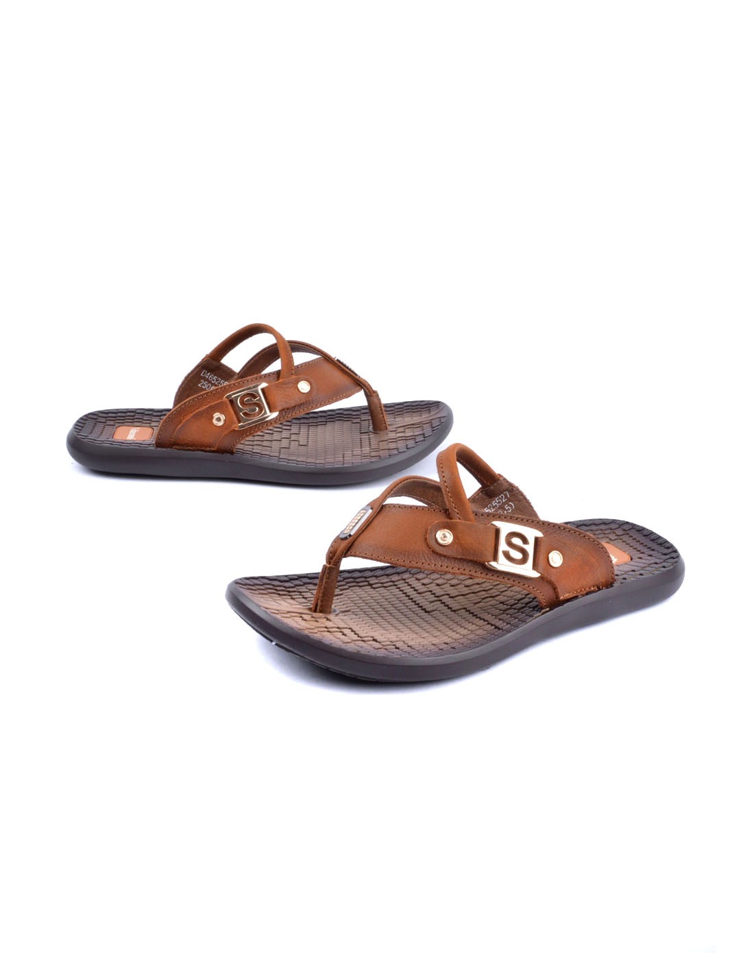 浅棕色独特舒适男款沙滩鞋