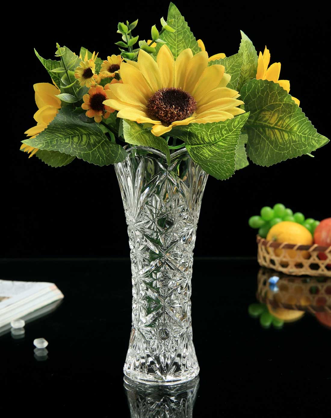 隽美家居用品专场高档玻璃花瓶-太阳花(光)6920922101092_唯品会