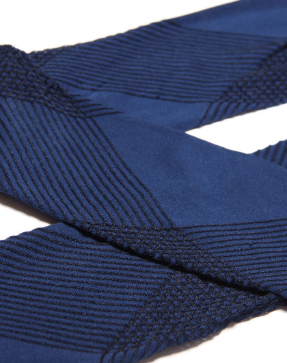 诗柔藏青色横竖纹镂空提花连裤袜m69275821201r_唯品会