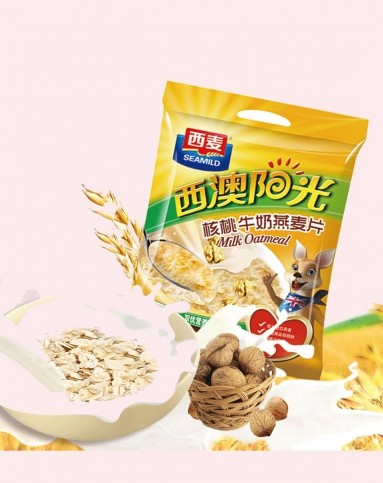 西麦 核桃精选早餐牛奶燕麦片560g 两件起售