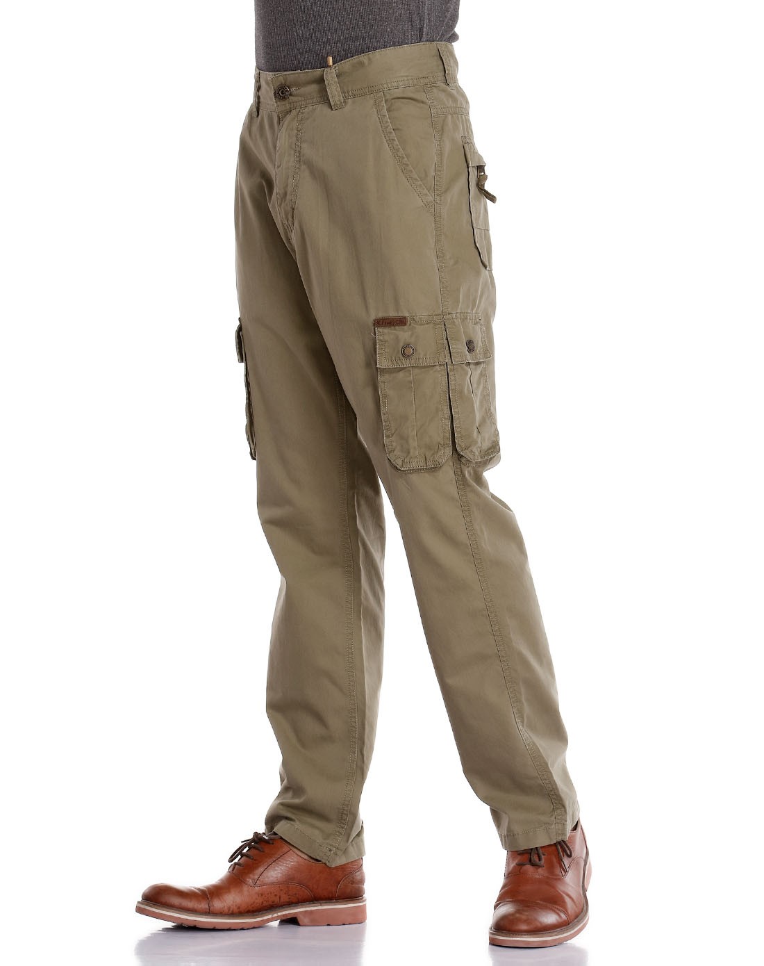 男款浅军色休闲长裤