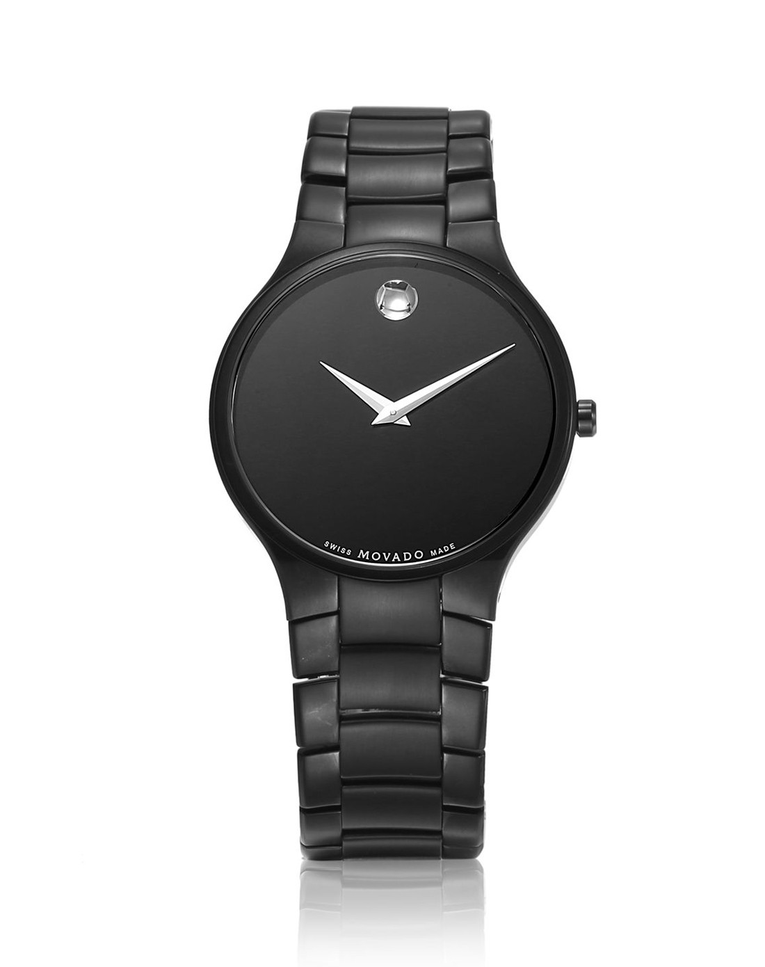 摩凡陀movado思锐系列黑色男表0606594