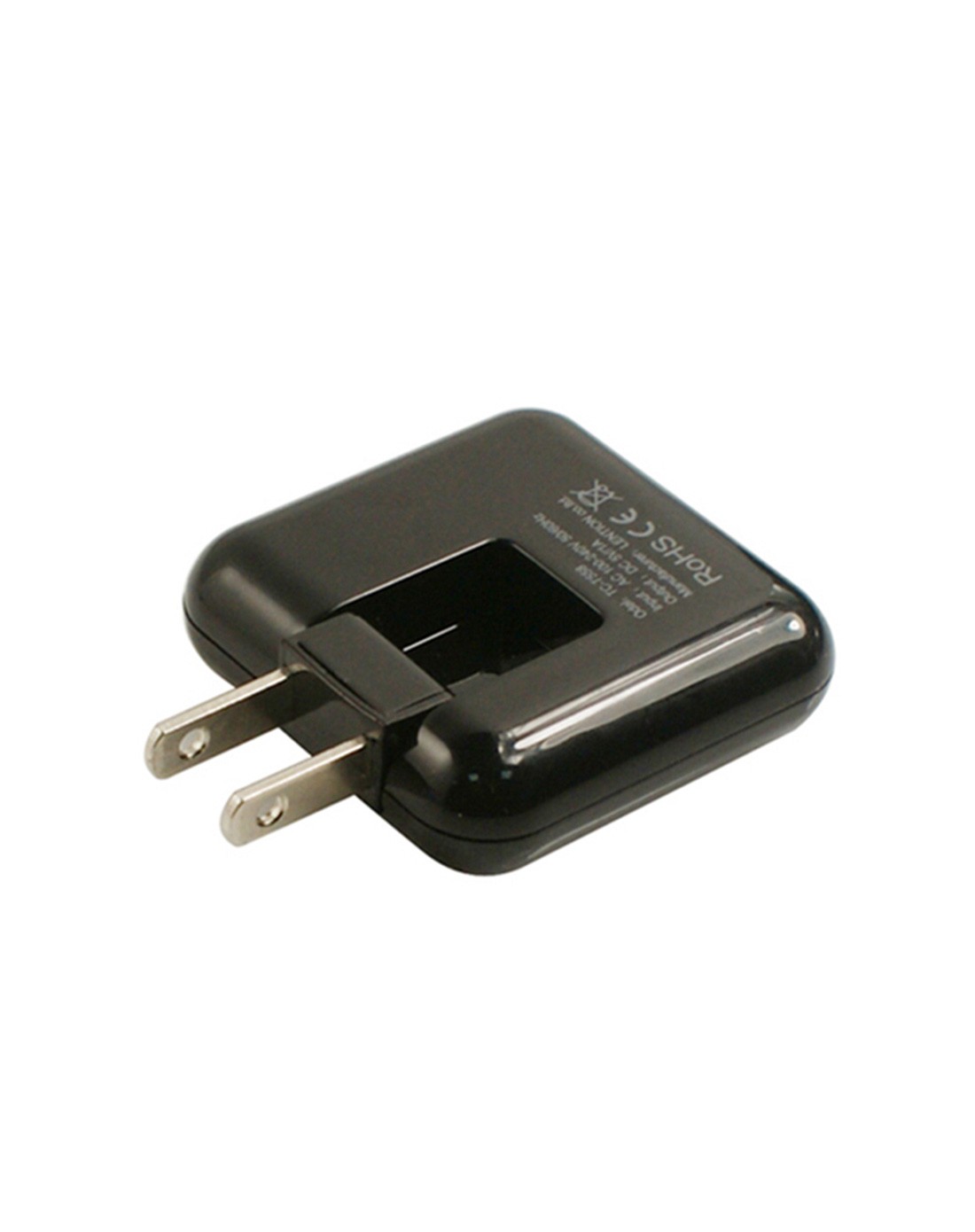 lention/蓝盛-t558-usb旋转充电器-黑色