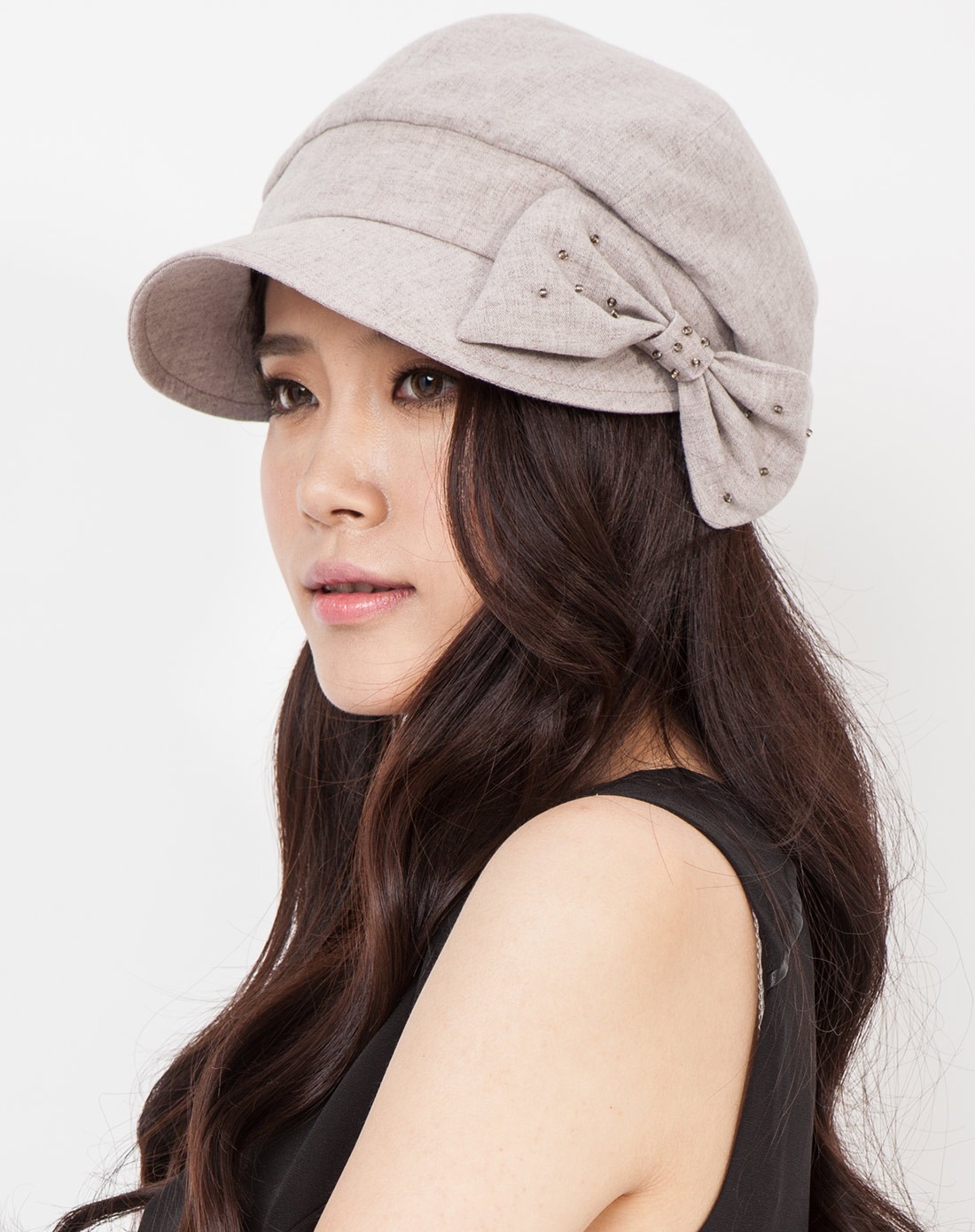 高档女士时尚防晒优雅淑女帽