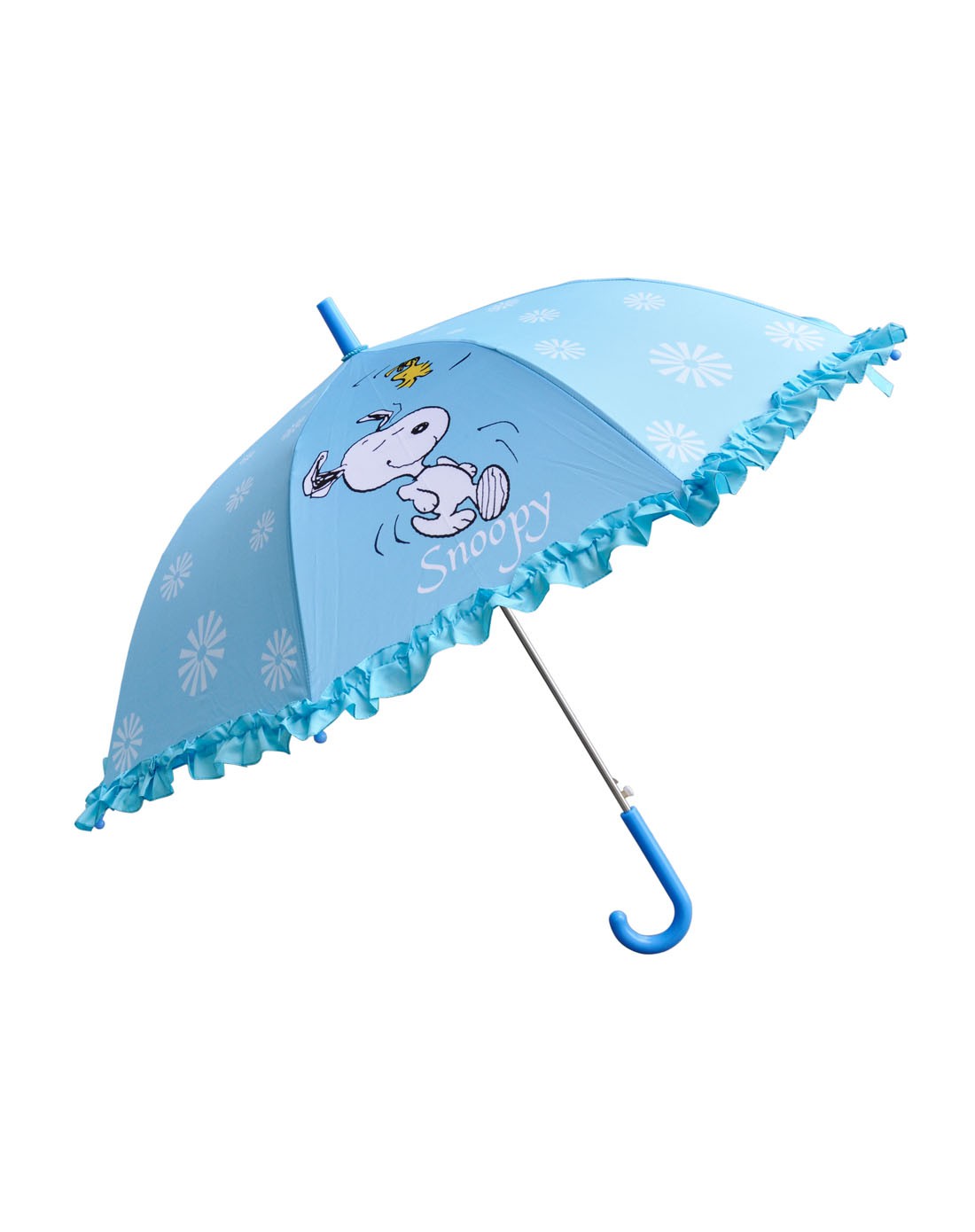 史努比 淡蓝色直杆儿童雨伞